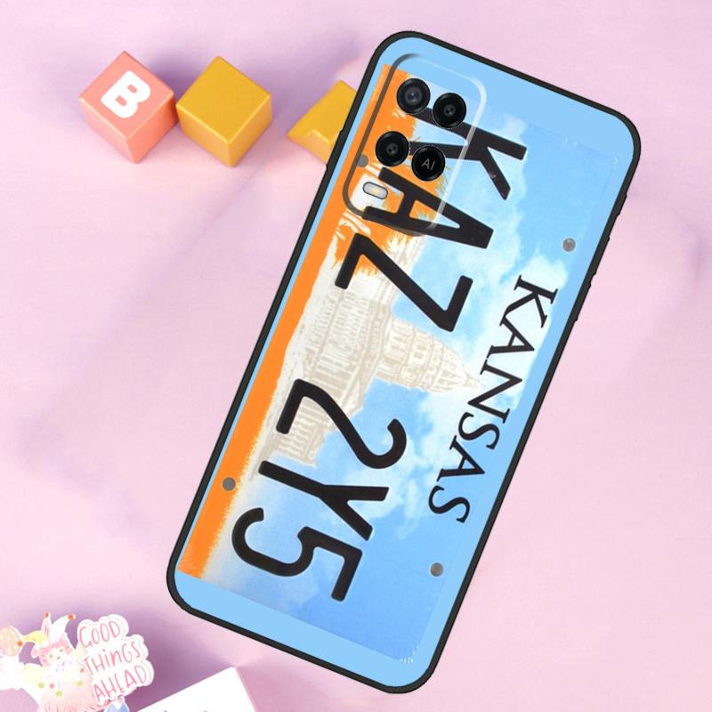 Supernatural License Plate For OPPO A54S A57S A53S A58 A78 A98 A16 A76 A96 A54 A74 A94 A17 A77 A5 A9 A15 A52 A72 Case