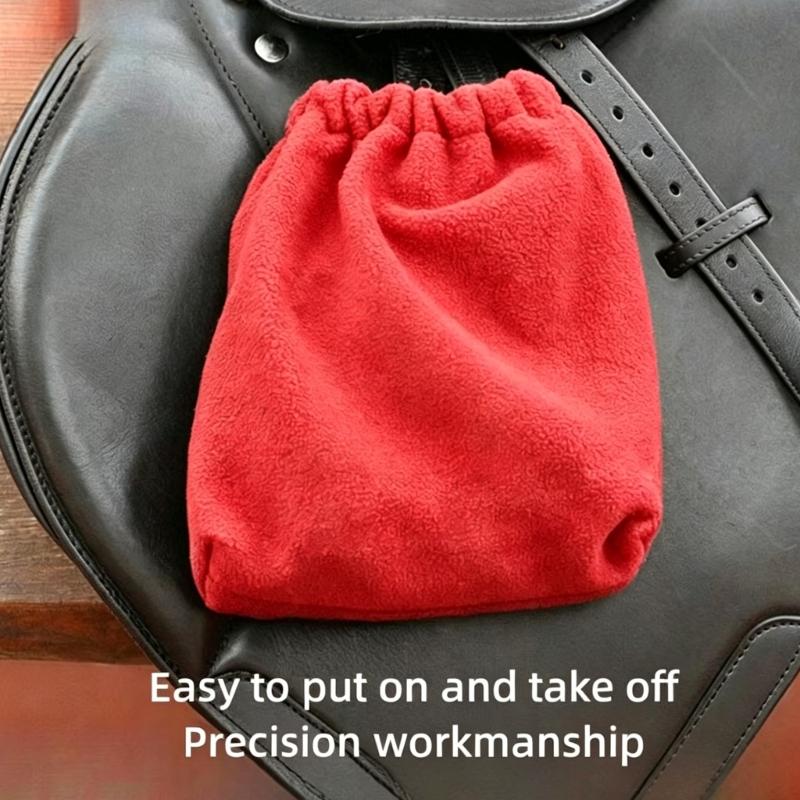 Englische Steigbügelabdeckung für Pferdesättel, Steigbügeltasche aus Fleece zum Schutz vor Kratzern und Beschädigungen bei der Lagerung