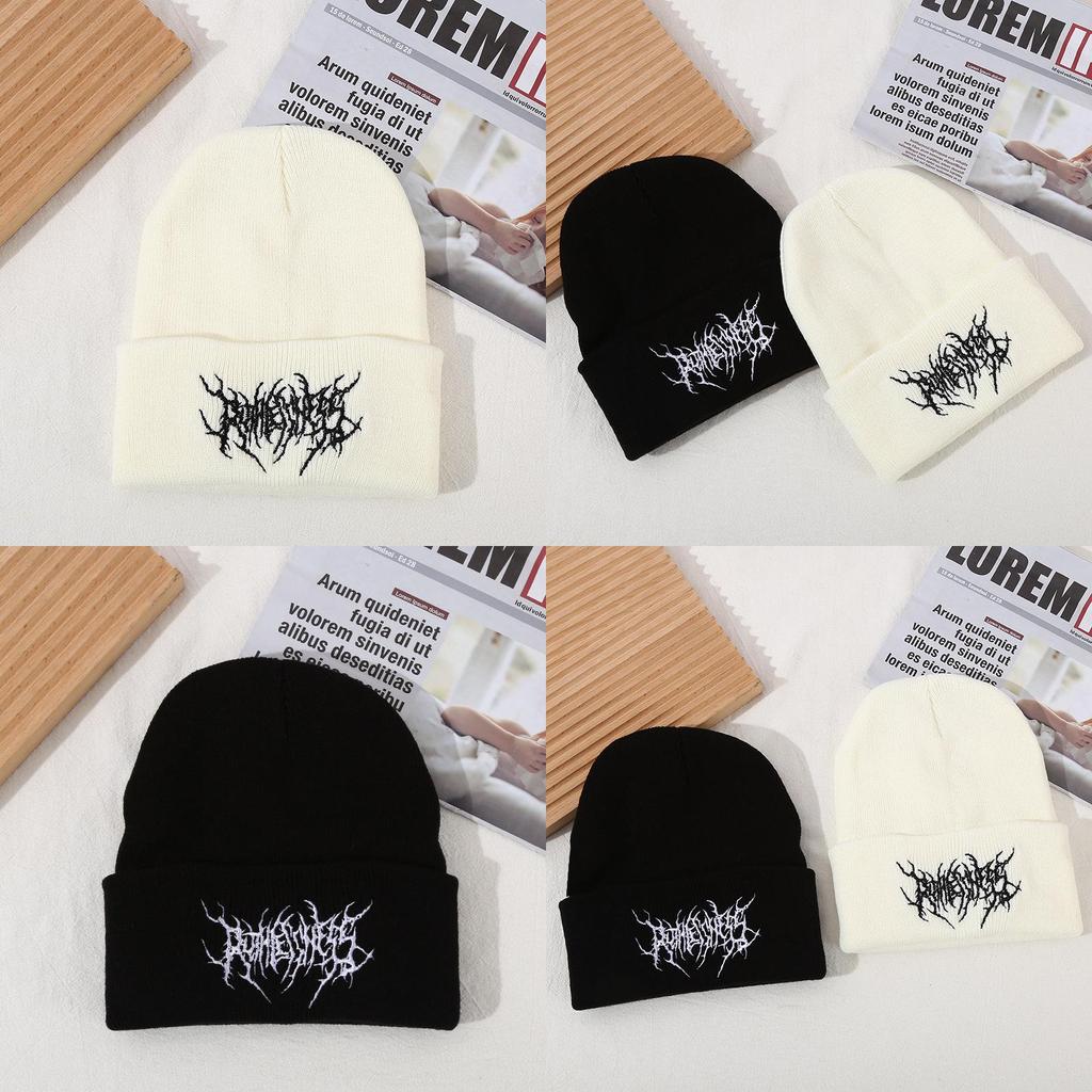 Winter Knit Hat With Seamless Design For Cold Season Outdoor Use