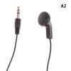 1Pc Earpiece 3.5Mm Plug Single Side Headset Headphone Dual Channel Earphone For Laptop Pc Headset