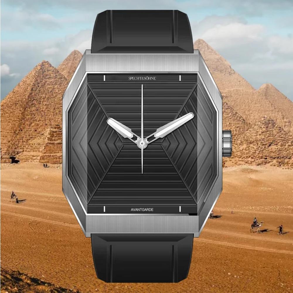 Specht & Söhne New Creative Design Square Watch For Men Sports Watches Octagon Stainless Steel 3D Sapphire Crystal Reloj Hombre