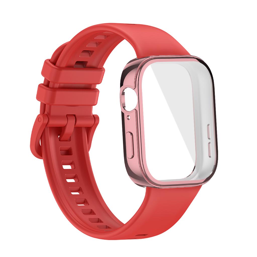 Für Huawei Watch Fit 3 Armband Weiches Silikon Sportuhrband + TPU Weiche Hülle Atmungsaktives Smartwatch Armband Für Huawei Fit3 Correa