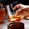 Luxury Rotating Tumbler Cup Transparent Cold Drink Cup High-end Whiskey Glass Foreign Wine Glass Barware Personalization Glass