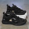 Synthetic Leather Flat-heeled Mother Boots Mary Jane Demi-season Shoes For Men Sneakers Black Sport Models Sapatenes