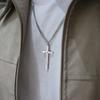 Men's Cross Necklace Big Chain Street Fashion Layered Tikita Cross Line