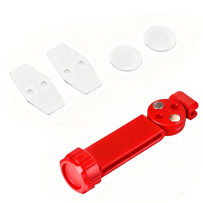 

Portable Bicycle Brake Pad Spreader Tool 360° Rotatable Bike Oil Disc Piston Reset Hydraulic Brake Caliper Piston Extension червоний
