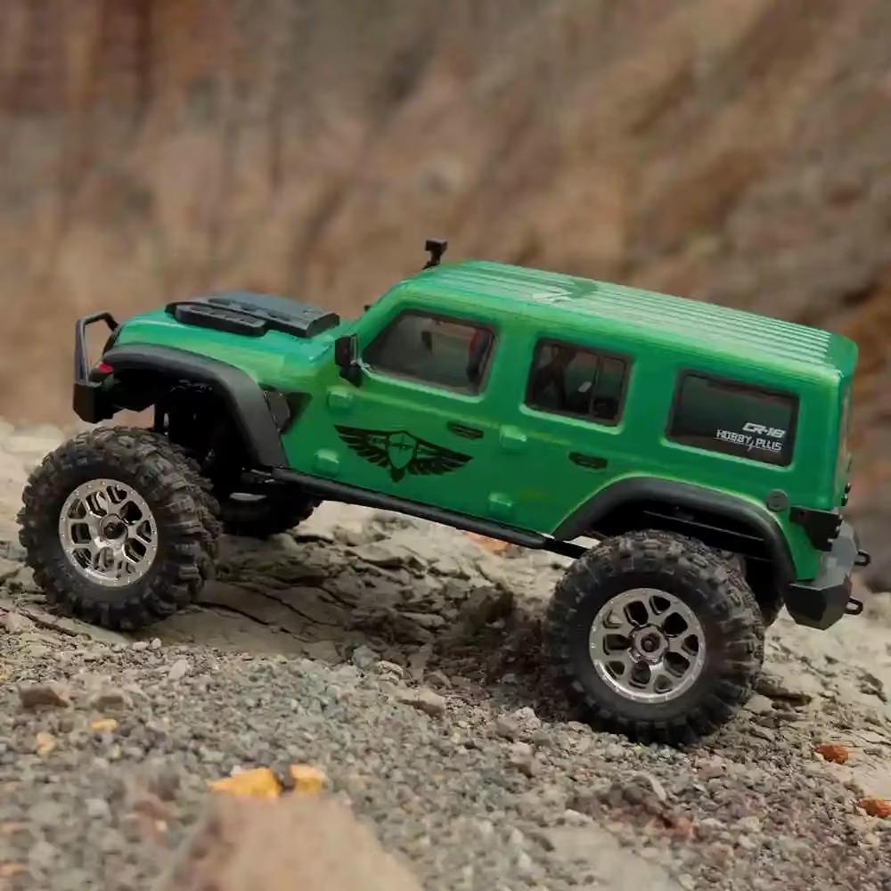 

HOBBY PLUS KRATOS V2 CR18P Metal Climbing Car RTR 1/18 RC Electric Remote Control Model Car Rock Crawler Adult Children s Toys зелений