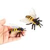 Bienenmodell Klare Textur Realistisches Lebendiges Aussehen PVC Miniatur Simulation Honigbiene Tierskulptur Heimdeko