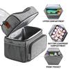 Insulated Lunch Bag, Double-Layer Thermal Tote with Detachable Shoulder Strap for Hot Meal Prep, Large Cooler for Work & Outdoor