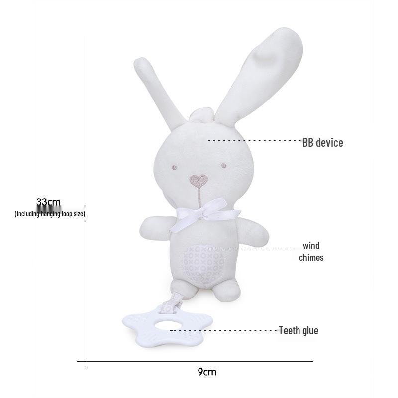 BBSKY Baby Rattle & Teether Animal Crib Mobile Wind Chime Toy