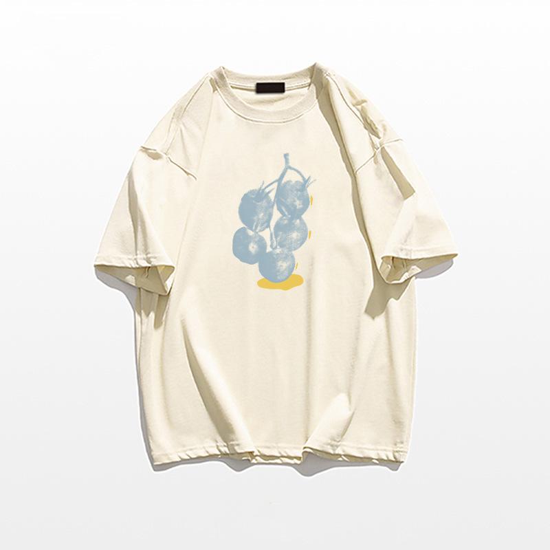 Plus Size Women's White Cotton Short Sleeve T-Shirt - Summer 2025 American Trend Loose Fit