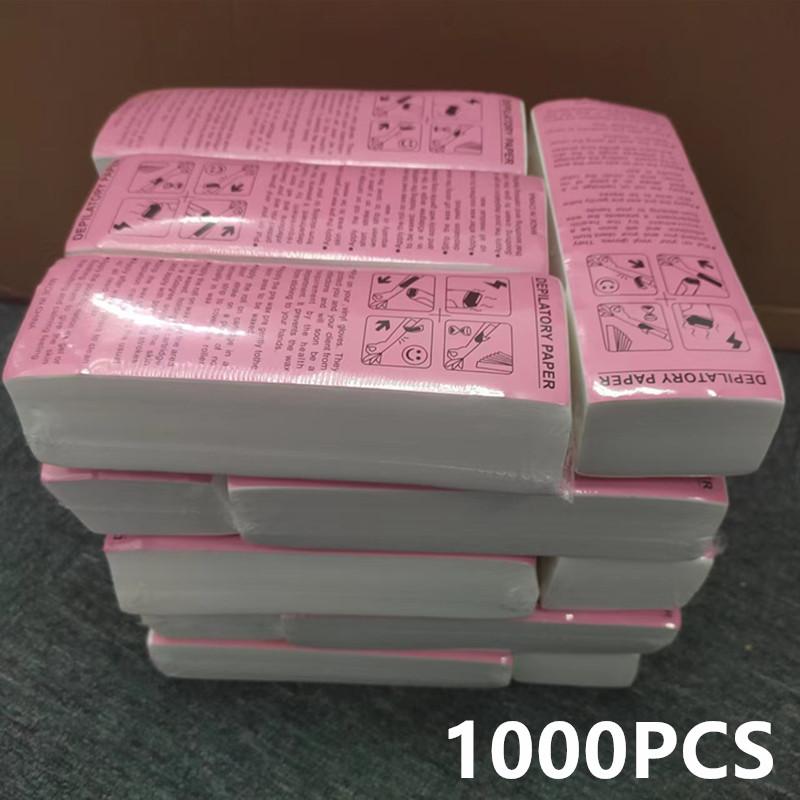 500/1000/2000 KS Vysoce kvalitní netkaná látka na tělo Odstranění chloupků Voskové papírové role Epilace Odstraňování chloupků Voskové papírky 2#