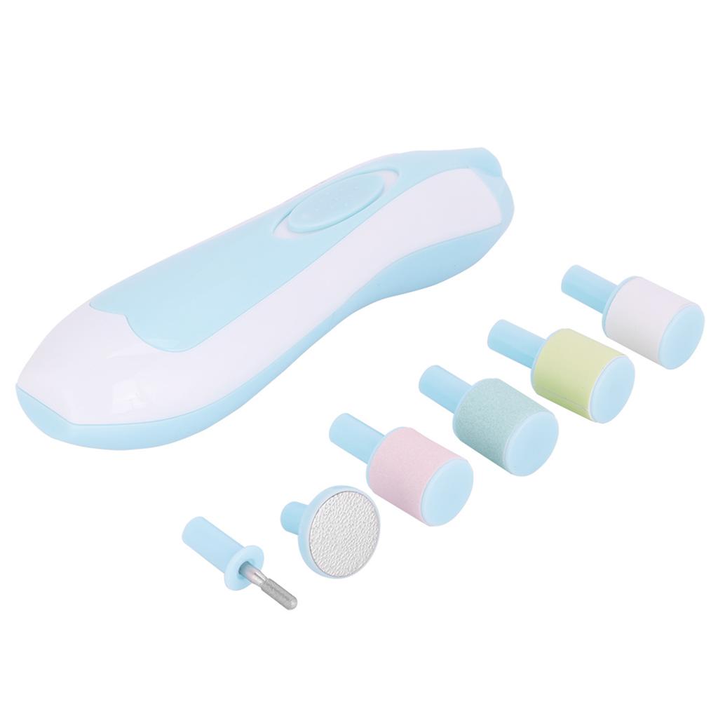 Electric Baby Nail Grooming Trimmer Tool Grinder Clipper for Children Toddlers Pink