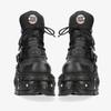 Fashion Brand Fashion Women's Platform Couple Ankle Boots men Retro Punk Style High Heels Metal Decoration Design Y2k Gothic Shoes