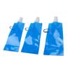 3pcs 480ml Collapsible Water Bottles Portable Ultralight Foldable Drinking Bottle with Connecting Hook