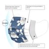 50PCS Adult Fashion Print Disposable Face Mask 3 Ply Earloop -