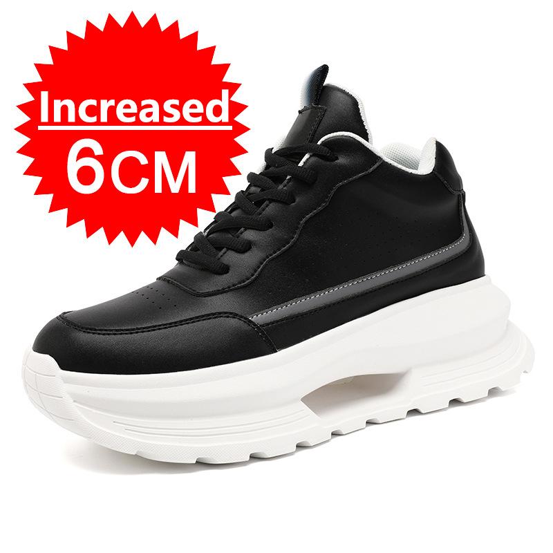 Luxury Elevator Shoes Men`S Sneakers Height