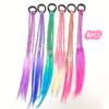 Girls' Hair Accessories Set Colorful Braided Wigs, Sweet Headbands Perfect Halloween & Christmas Gift for Women