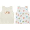 Raby Kids' Pure Cotton Sleeveless Undershirt 2-Pack