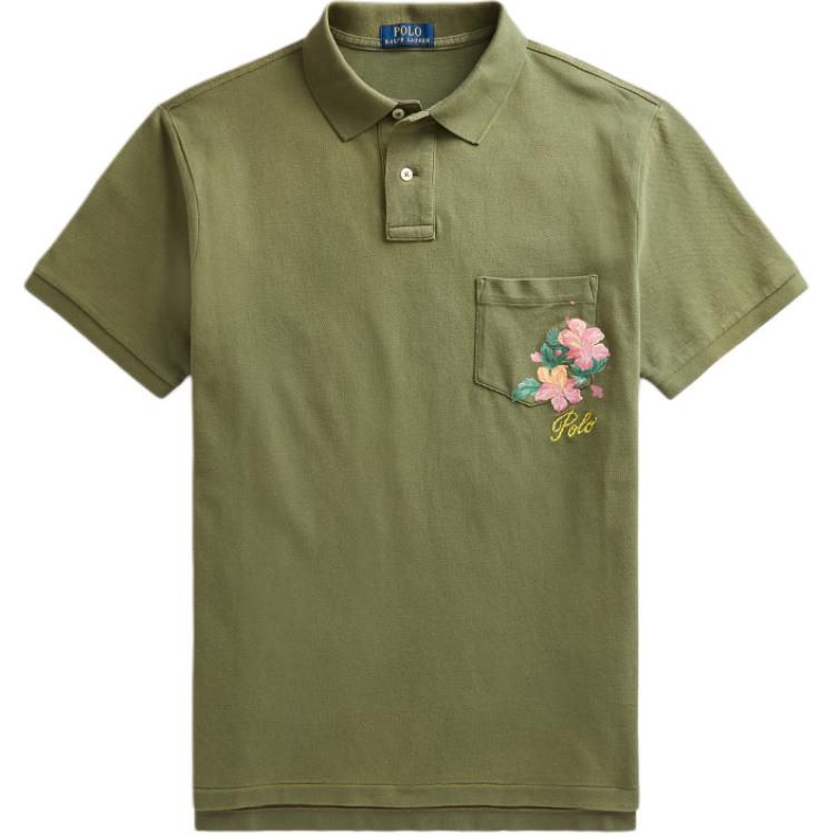 

Polo Ralph Lauren Поло с цветочным принтом Custom Slim Fit Мужские топы 710812404-001 S