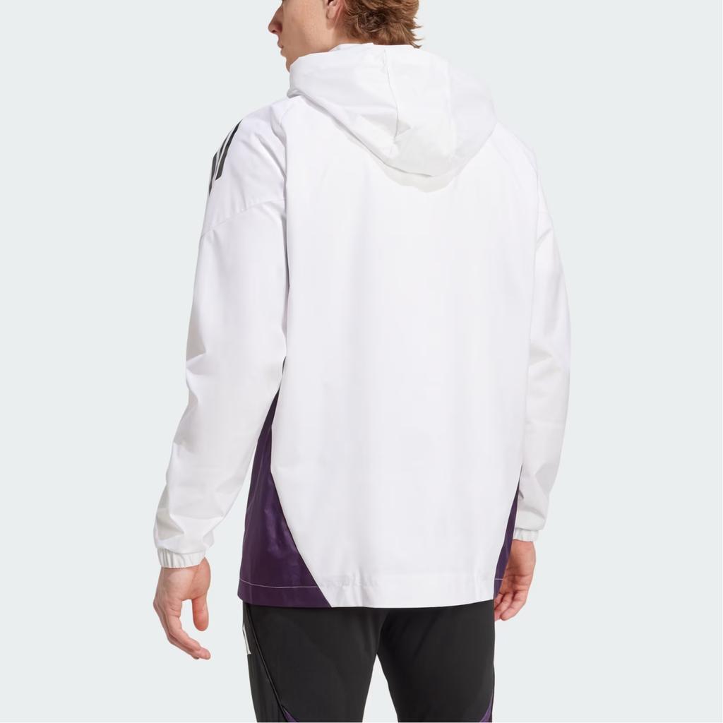 adidas Giacca da Uomo con Cappuccio e Zip a Manica Lunga Color Block Giubbotti JP3102