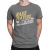 Men Bass Players Dances Graphic T Shirts Music Guitar Pure Cotton Tops Casual Crew Neck Tee Shirt for Men Printed T-Shirt