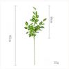 6pcs Simulation Plants Silk Eyebrows Leaves Bedroom Decoration Artificial Plant Green Eyebrow Leaf Branch Hotel Decorative