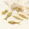 1 Piece Brass Ocean Jewelry Charms 18K Gold Plated Fish Animal Goldfish Pendants For DIY Necklace Jewelry Making Findings