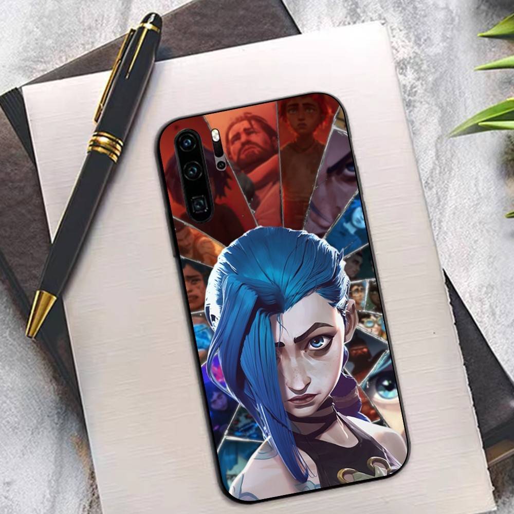 Anime A-Arcane J-JinxS Phone Case For Huawei P 8 9 10 20 30 40 50 Pro Lite Psmart Honor 10 Lite 70 Mate 20lite