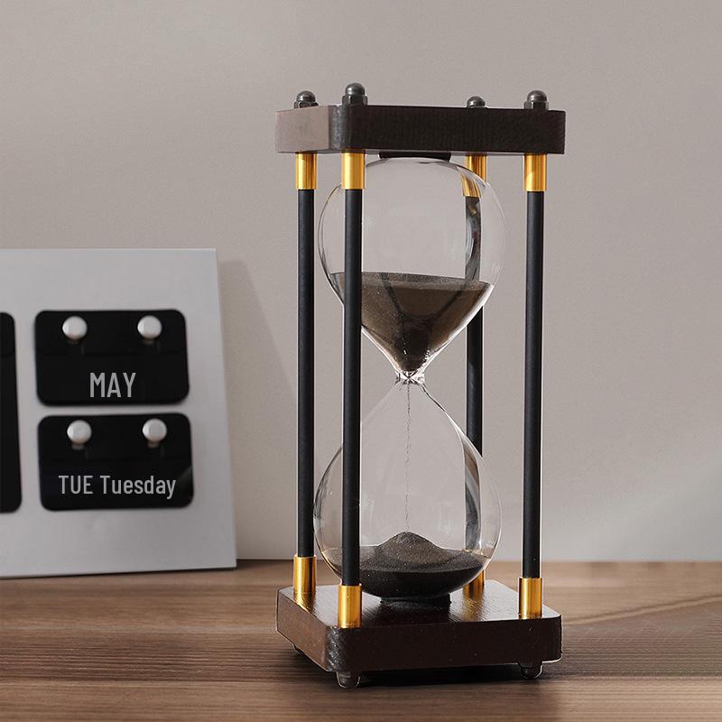 Vintage Sanduhr - 30 & 60 Min Optionen, Exquisites Fallschutzdesign, Fließende Sandflasche