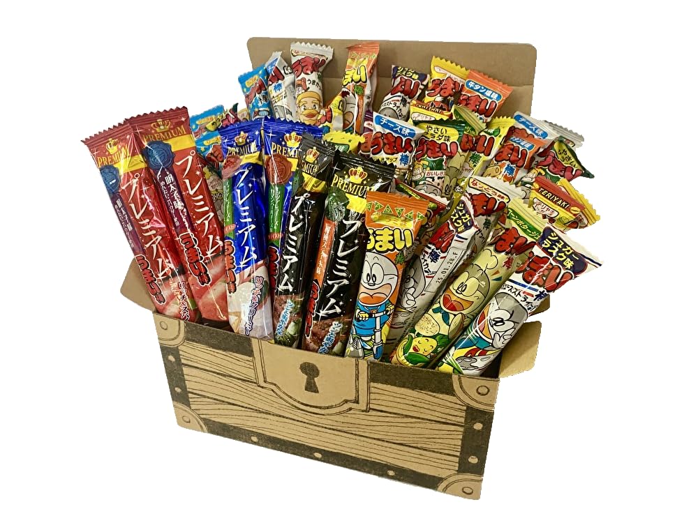 

Umaibo Premium Umaibo 40 Individually Gift Box Assortment, Sticks, Wrapped,