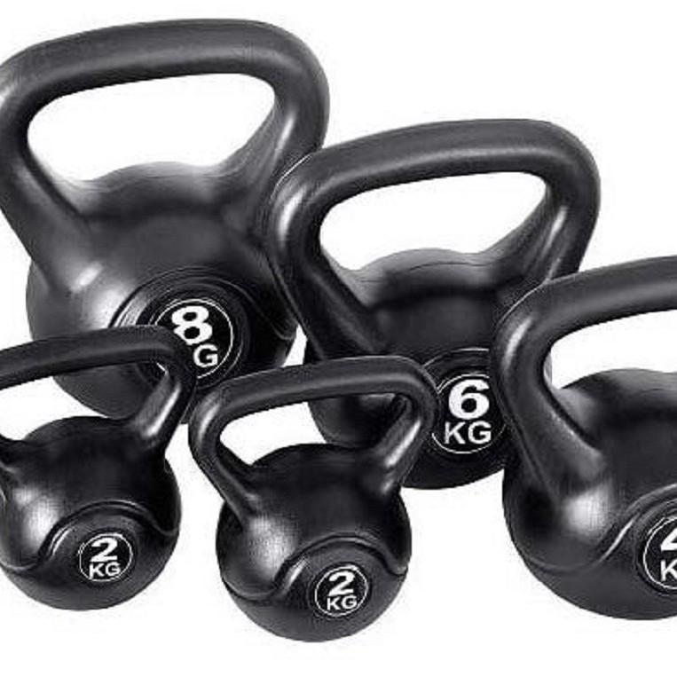 Solid Kettlebell for Home Fitness: 2kg-14kg Squat, Hip Lift & Slim Arms Equipment for Men & Women.