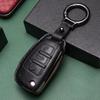 For A1 A3 A4 8P 8L 8V A5 B6 B7 A6 A7 C5 C6 Q3 Q5 Q7 4F S3 S4 S6 RS3 TT Shell Fob Genuine Leather Car Flip Key Case Cover