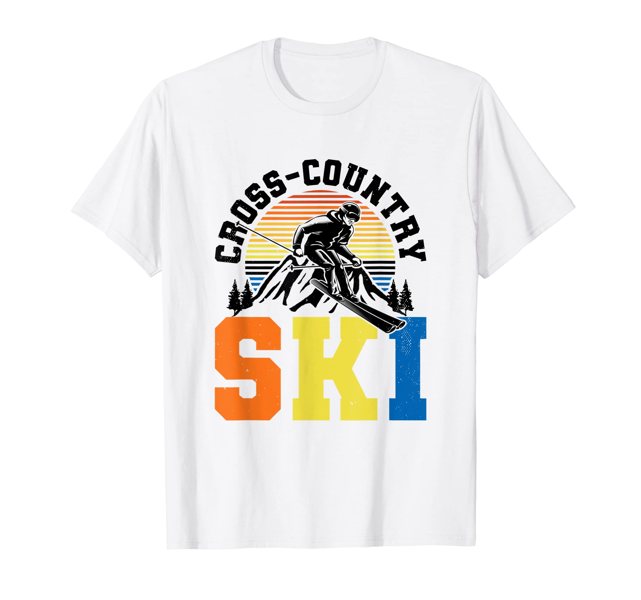 

Retro Graphic Cross Country Ski Winter Sports Biathlon T-Shirt