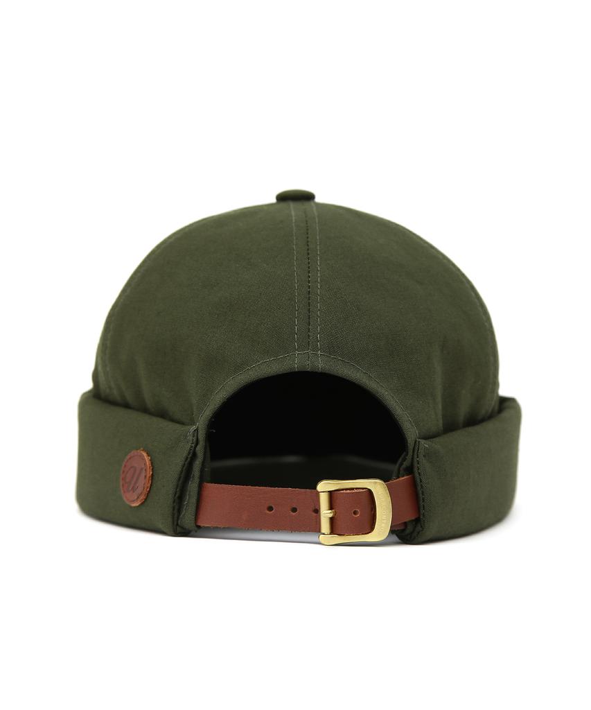 Eondeokeonteulol Vintage Cotton Brimless Cap Mold Cap / Vntg / Olive