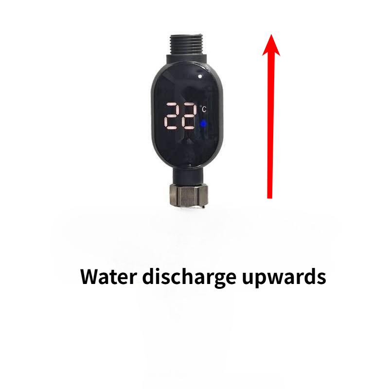 

Black Bathroom Led Display 0℃~99℃ Home Water Shower Thermometer Water Accurate Temperature Measurement Smart Meter Bathroom