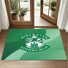 Hibernian FC Design Crystal Velvet Rug Soft Decorative Mat for Bedroom Entrance