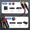 Double To Double Sound Cable 1m Professional Balanced Indication Transmission Gold Veneered Couplings For Studio Media Room