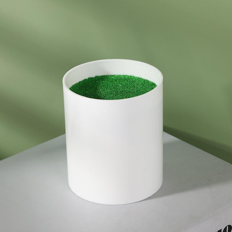 Simulation Ceramic Oval And Square Plastic Flower Pots For Small Foliage And Desktop Decor