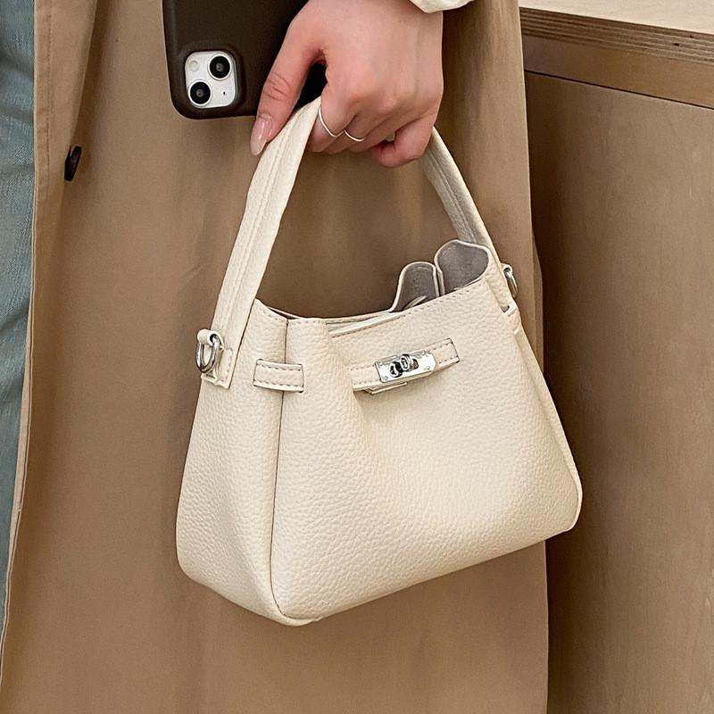 Water Bucket Bag For Women With Magnetic Closure And Faux Leather Interior For Daily Use