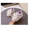 Spring and Autumn New Children's Shoes Non-slip Soft Sole Lightweight Baby Shoes Girls Princess Bow Versatile Sneakers