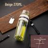 Double Wall Glass Tea Infuser Cup: Portable, Insulated, High Borosilicate Glass with Stylish Design for Travel