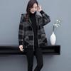 2025 Autumn/Winter Women's Versatile Korean Plaid Mid-Length Loose Jacket