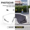 Pochromic Cycling Glasses Men Bicycle Glasses Cycling Sports Cycling Sunglasses Bike Eyewear Outdoor MTB Eyepieces