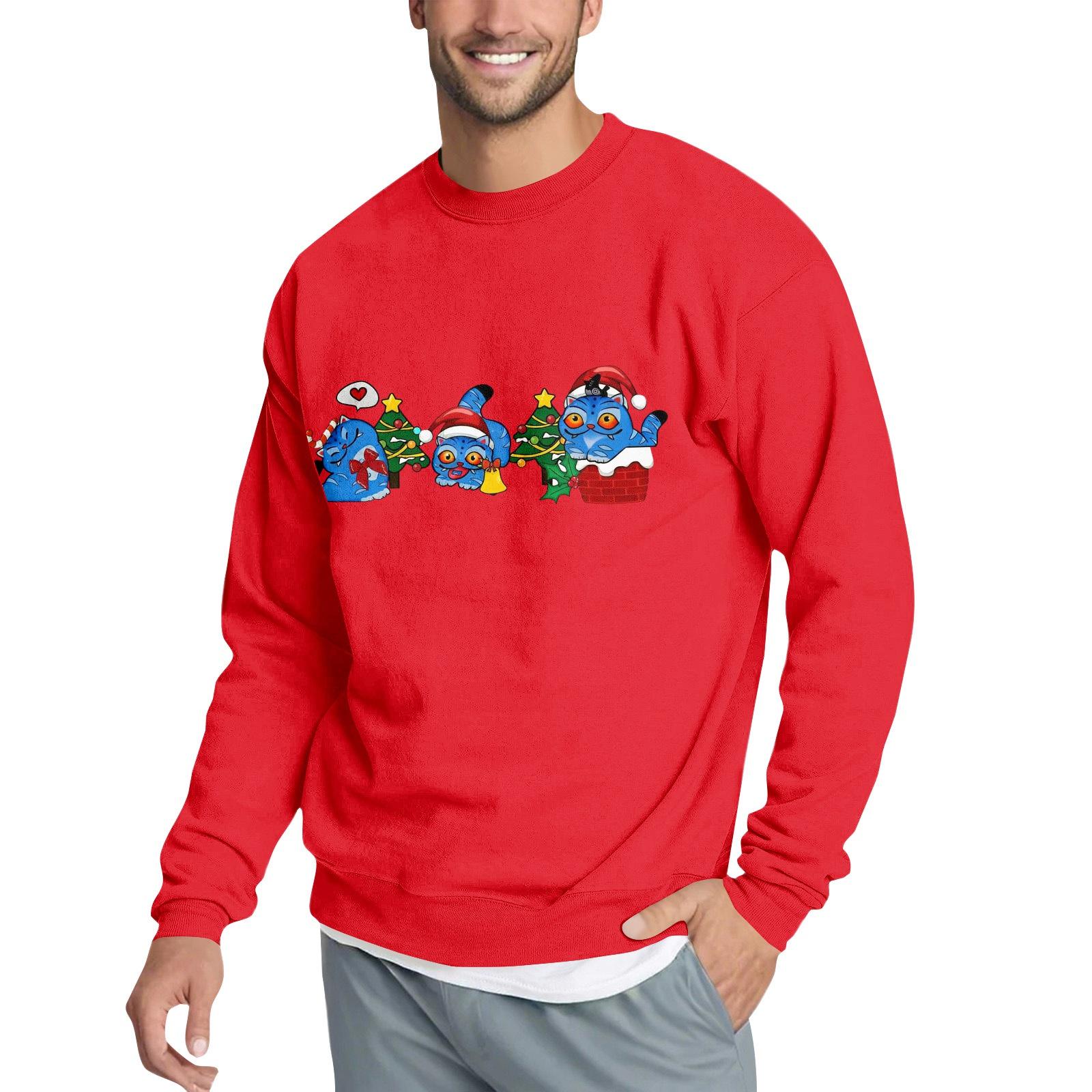 

Мужской повседневный свитшот с забавным принтом на тему кино XXL красный