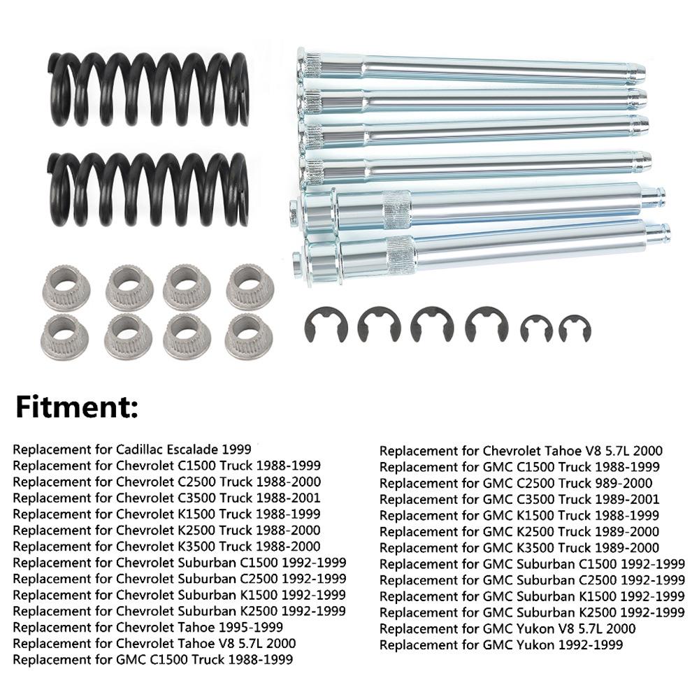 Chevrolet C1500 Truck Front Door Hinge Pin & Bushing Kit (1988-1999)