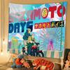 Popular Anime S-Sakamoto D-dayS Printed Large Wall Tapestry Art Science Fiction Room Home Decor Decor Blanket