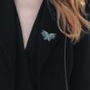 Vintage Delicate Shiny  Colorful Butterfly Brooch Elegant  Insect Pins Women'S Clothing Decoration Jewelry Gifts