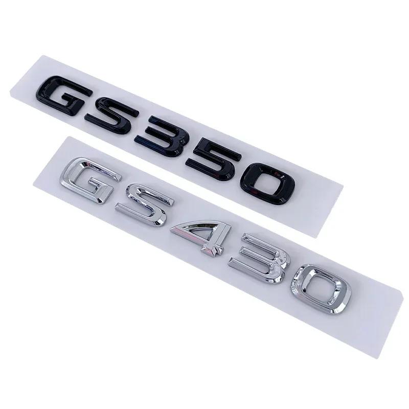 FDL4 ABS Car Body Letter Sticker Decal Rear Trunk Badge Emblem Accessories for Lexus GS300 GS350 GS430 GS460 GS400