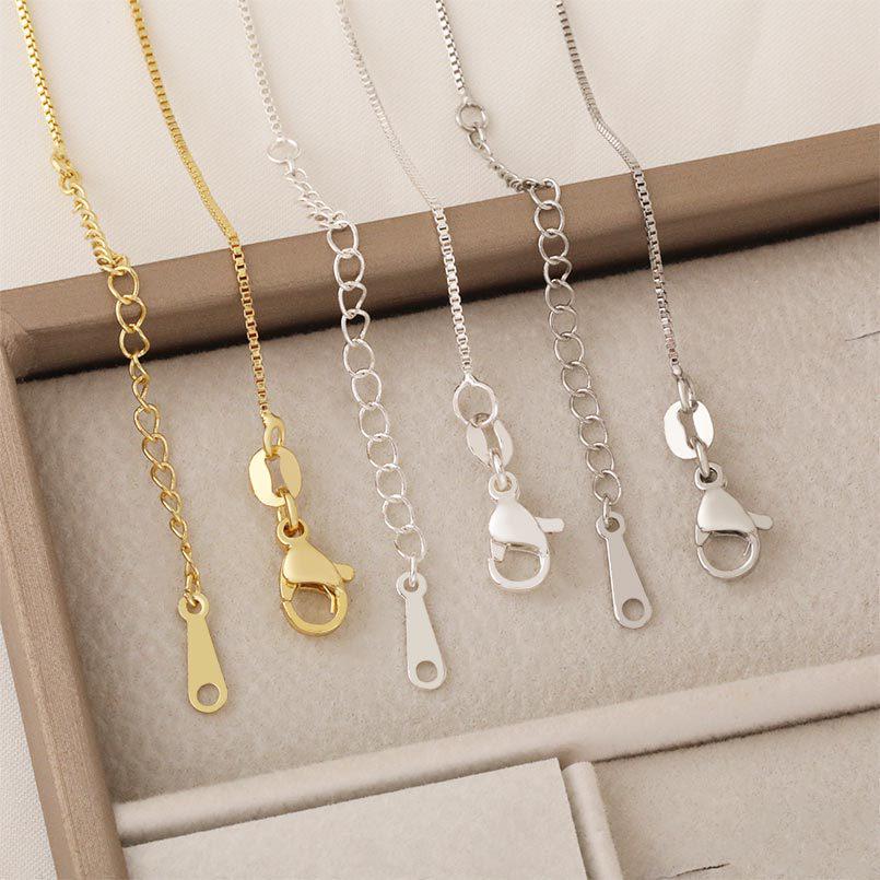 Handmade Pure Copper Sheet Chain Extension for DIY Jewelry Accessories